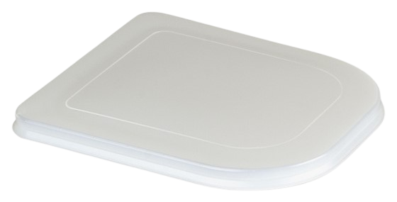 Thermoformed overlay lid natural