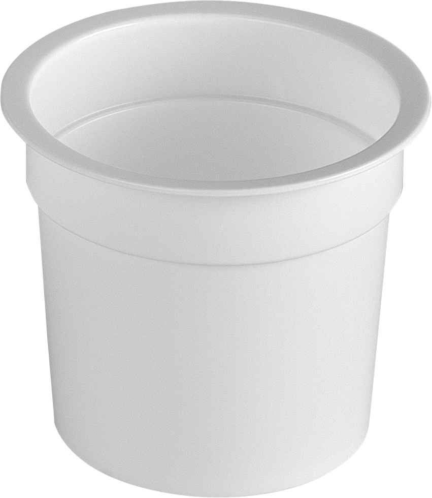 White pot 13 cl