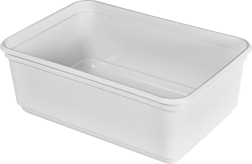 [80-65B] Takeaway container 1 liter white